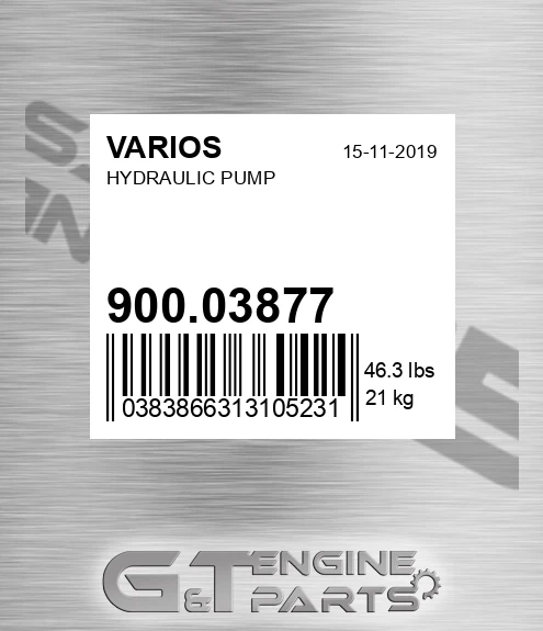 900.03877 Hydraulic Pump