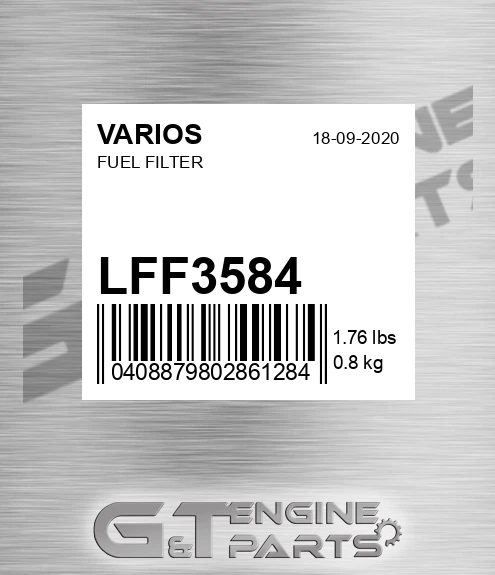 LFF3584 Fuel Filter for VARIOS