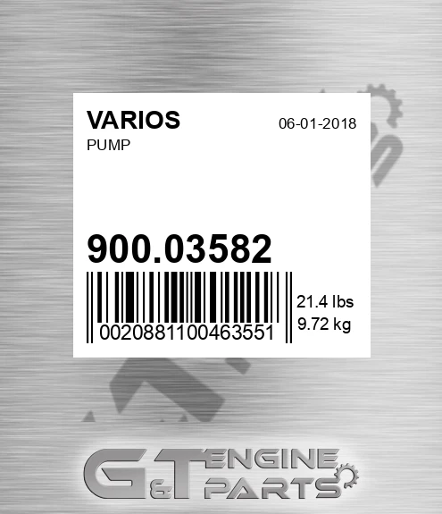900.03582 Pump