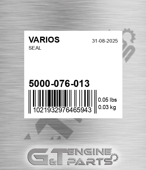5000-076-013 Seal