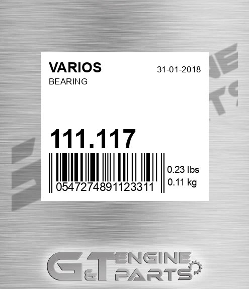 111.117 Bearing