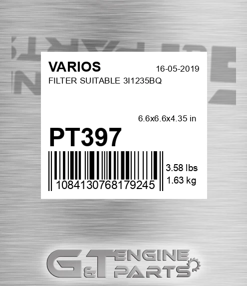 PT397 Filter Suitable 3i1235bq