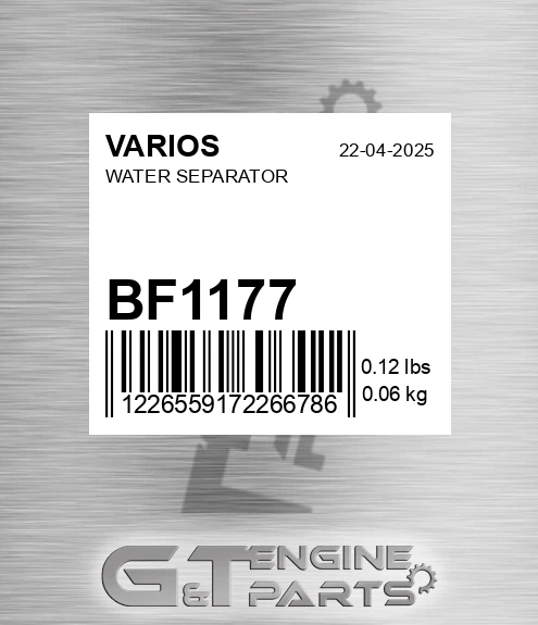 BF1177 Water Separator