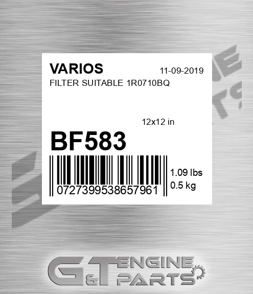 BF583 Filter Suitable 1r0710bq