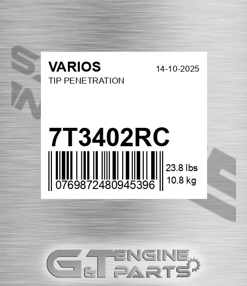 7T3402RC Tip Penetration