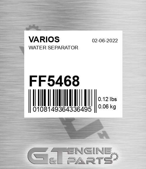 FF5468 VARIOS Water Separator