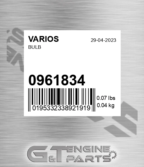 096.1834 Bulb
