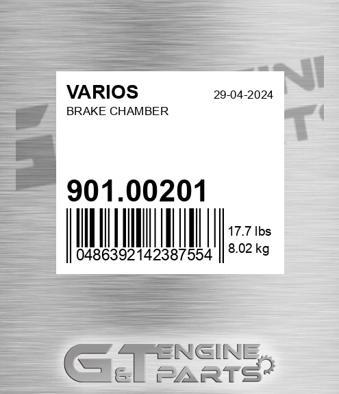 901.00201 Brake Chamber