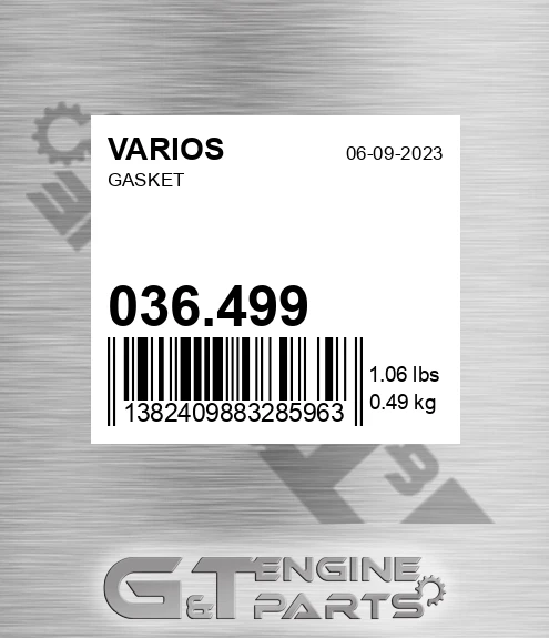 036.499 Gasket