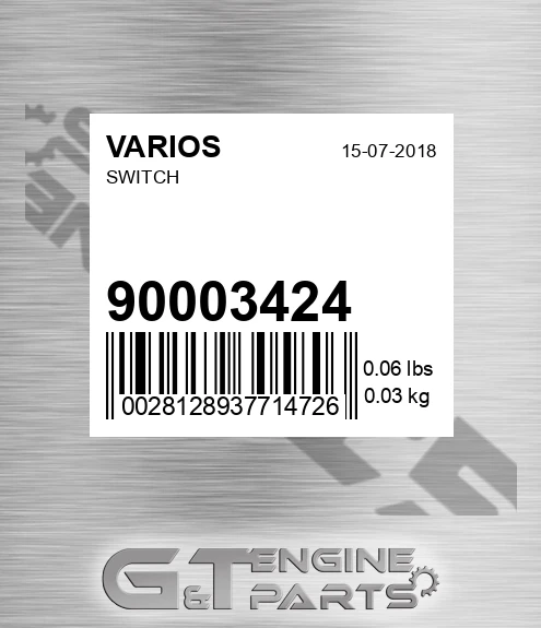 900.03424 Switch for VARIOS