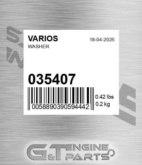 035.407 Washer