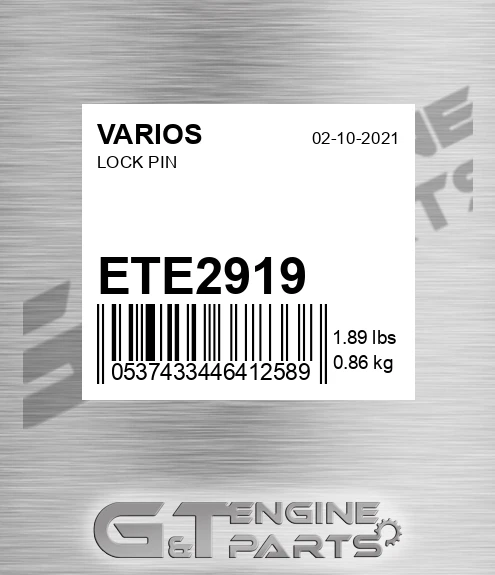 ETE2919 Lock Pin