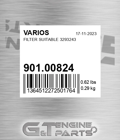 901.00824 Filter Suitable 3293243