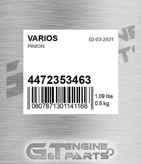 4472353463 Pinion
