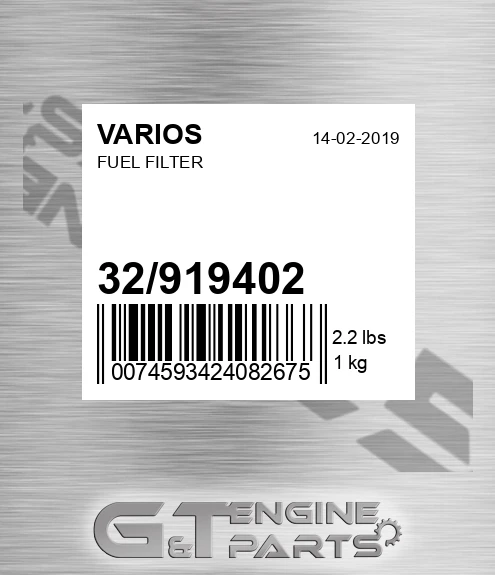 32/919402 Fuel Filter
