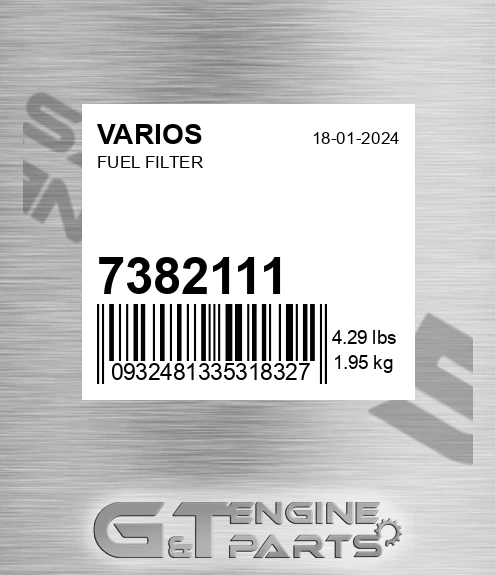 7382111 Fuel Filter