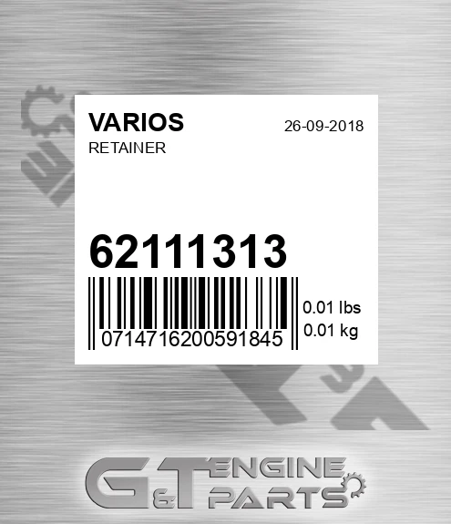 62111313 Retainer