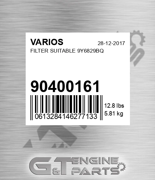 904.00161 Filter Suitable 9y6829bq for VARIOS