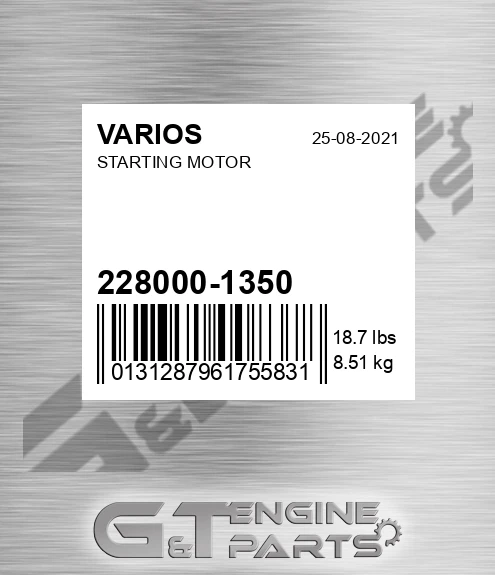 228000-1350+ Starting Motor