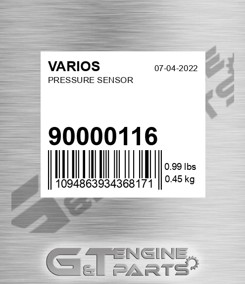 900.00116 Pressure Sensor