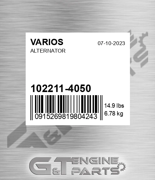 102211-4050+ Alternator