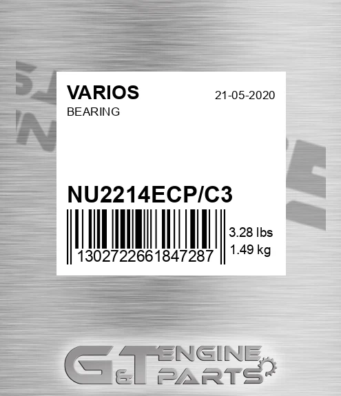 NU2214ECP/C3 Bearing for VARIOS
