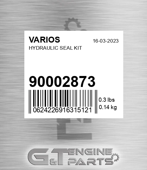 900.02873 Hydraulic Seal Kit