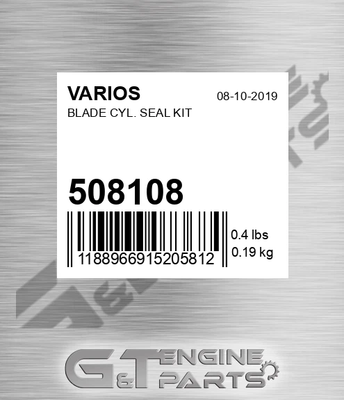 508108 Blade Cyl. Seal Kit