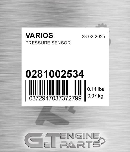 0281002534 Pressure Sensor