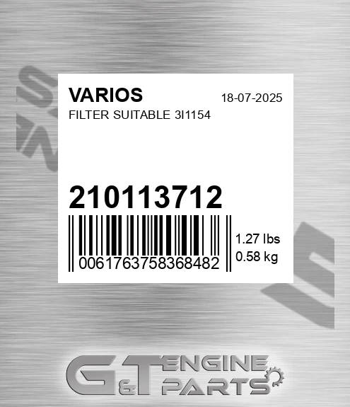 210113712 Filter Suitable 3i1154