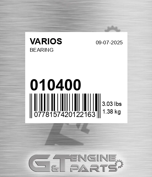 010.400 Bearing