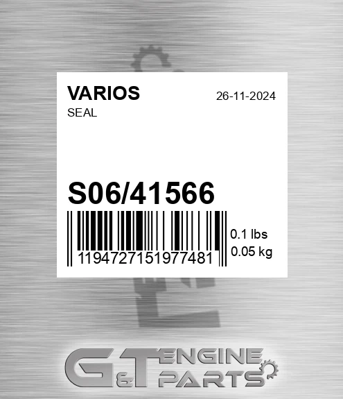 S06/41566 Seal