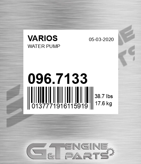 096.7133 Water Pump