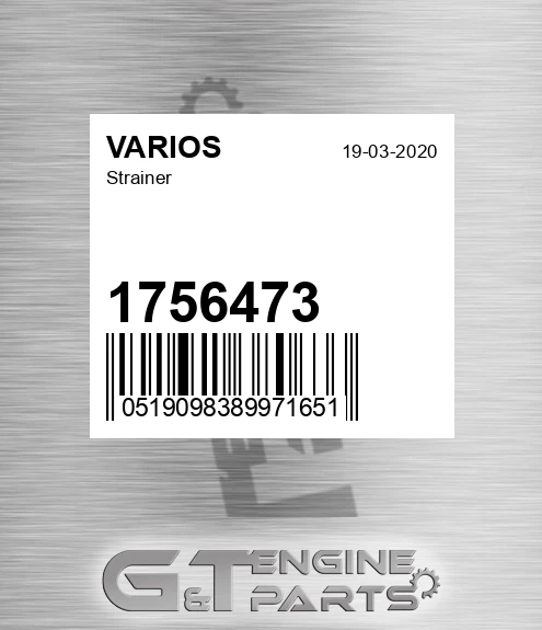 1756473 Strainer