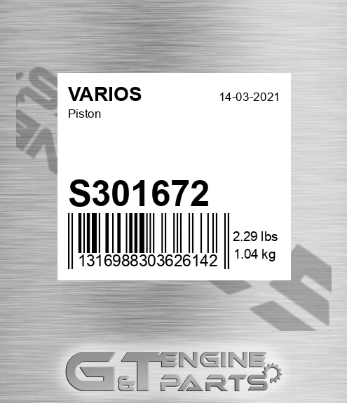S301672 Piston