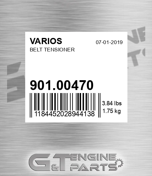 901.00470 Belt Tensioner
