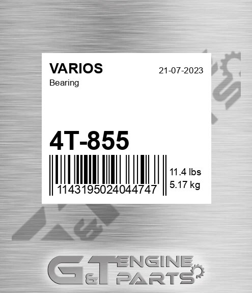 4T-855 Bearing for VARIOS