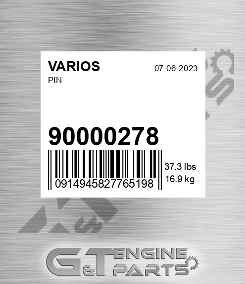 900.00278 Pin