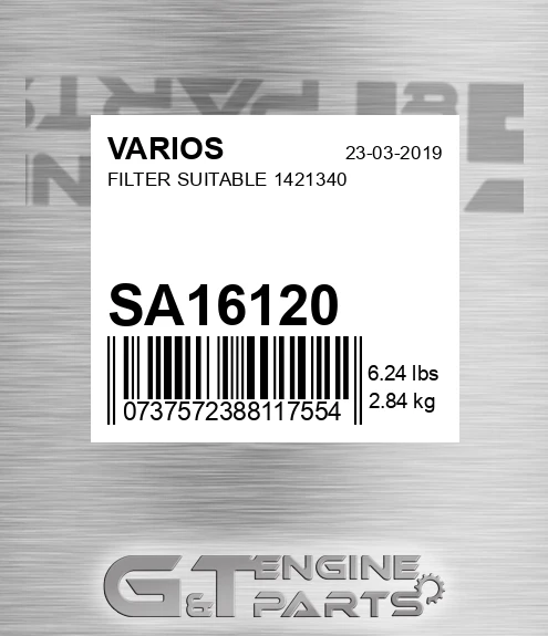 SA16120 Filter Suitable 1421340