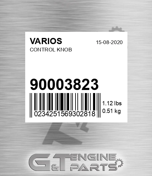 900.03823 Control Knob for VARIOS