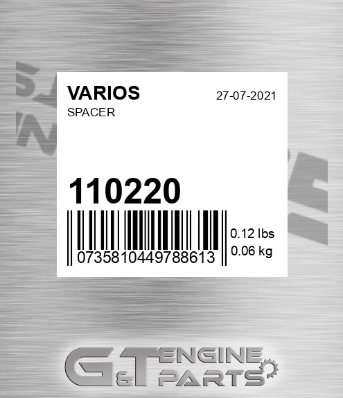 110.220 Spacer