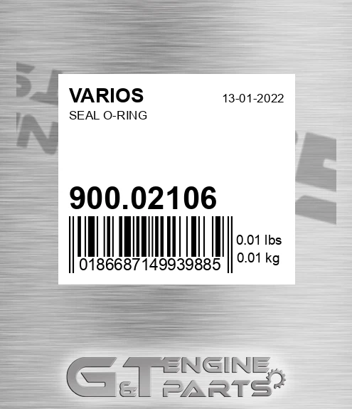 900.02106 Seal O-ring
