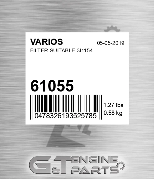61055 Filter Suitable 3i1154