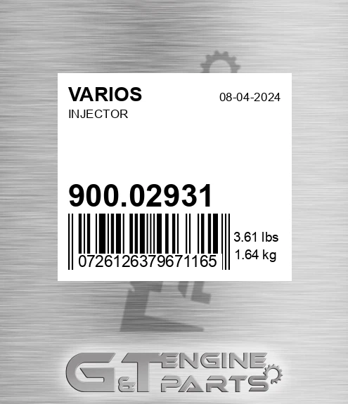 900.02931 Injector