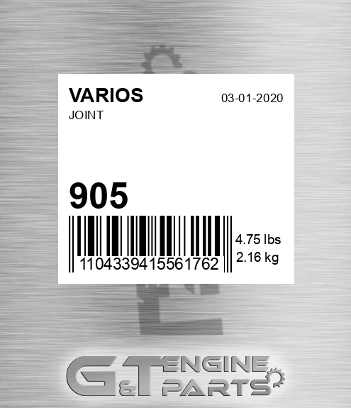 905 VARIOS Joint