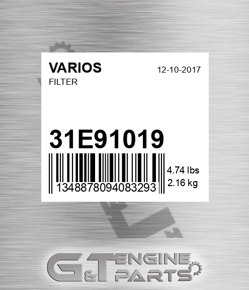 31E9-1019 Filter