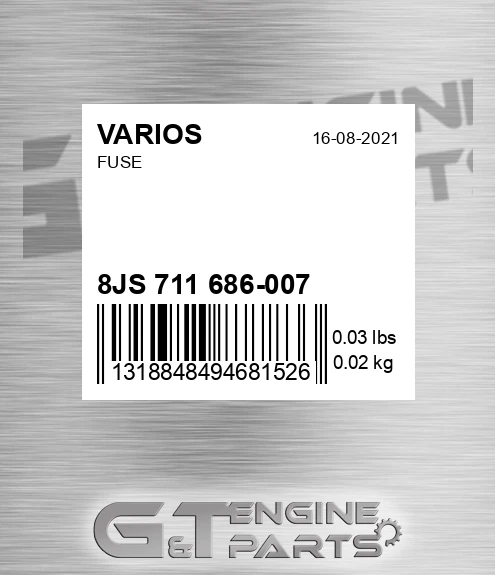 8JS 711 686-007 Fuse