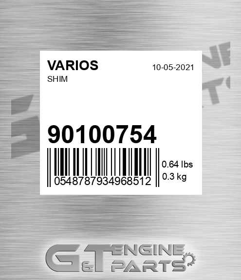 901.00754 Shim for VARIOS