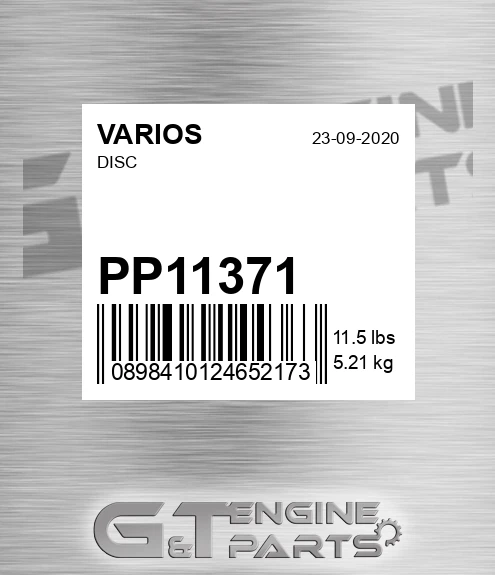 PP11371 Disc