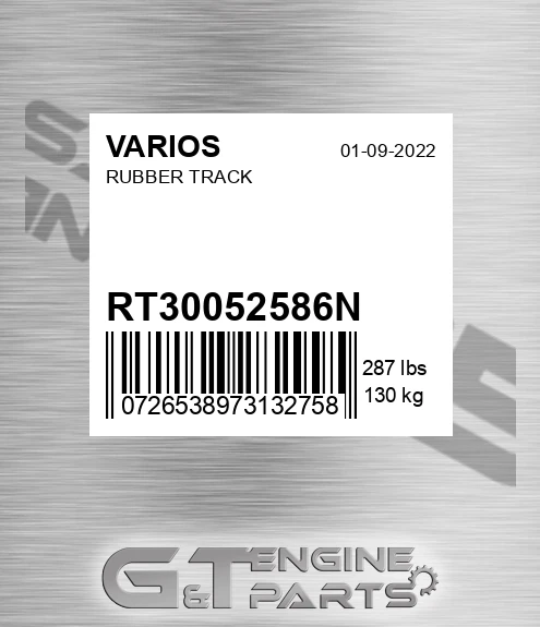 RT30052586N Rubber Track